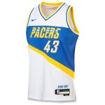 Maillot NBA Indiana Pacers Pascal Siakam Nike 2025-26 City Edition Blanc Swingman - Homme